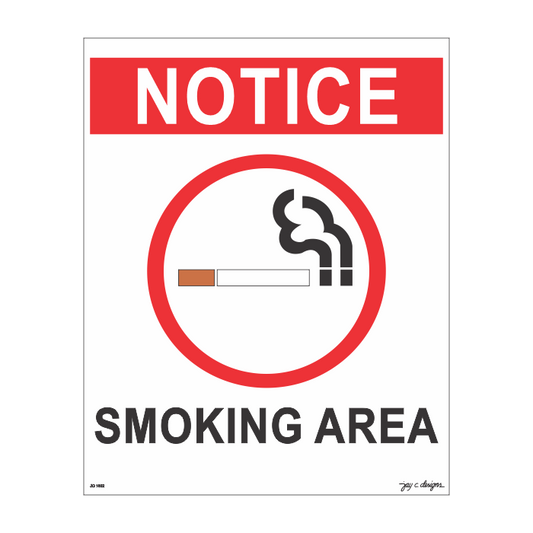 1802 Smoking Area - 8.0in x 10.0in x 1.5mm
