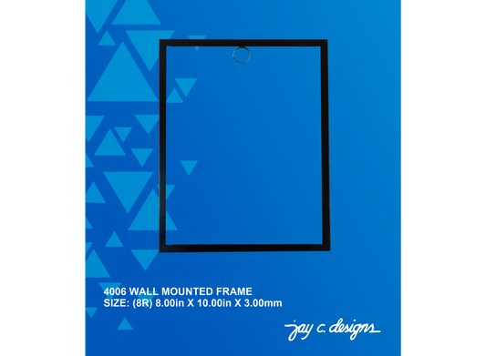 4006 Acrylic Wall Mounted Frame (8.0in x 10.0in x 2.0mm)