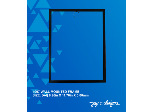 4007 Acrylic Wall Mounted Frame (8.3in x 11.7in x 2.0mm)