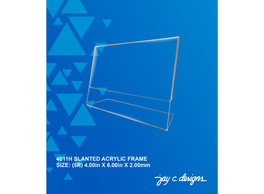 4011H Acrylic Slanted Frame (5.0in x 7.0in x 2.0mm)