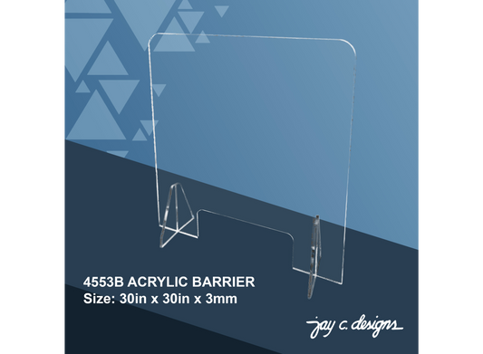 4553B Acrylic Barrier (30.0in x 30.0in x 3.0mm)