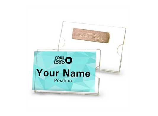 Code No.: 5009                        _                  Size: 2.0" x 3.0"                Insertable Nameplate with Magnetic Holder