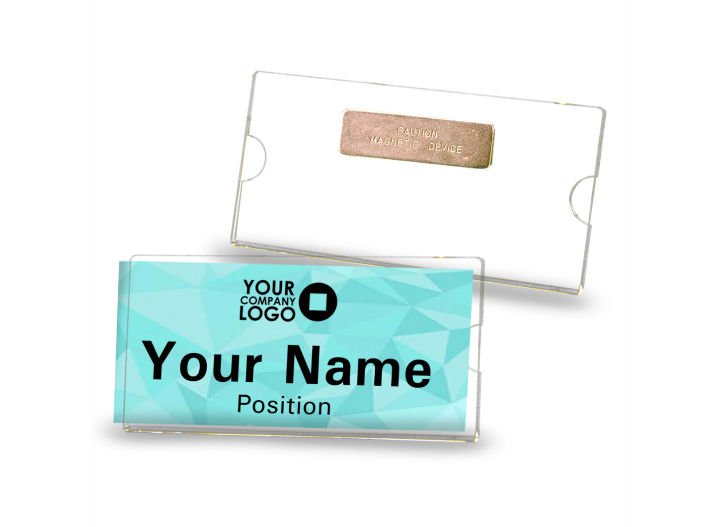 Code No.: 5010                        _                  Size: 2.0" x 4.0"                Insertable Nameplate with Magnetic Holder