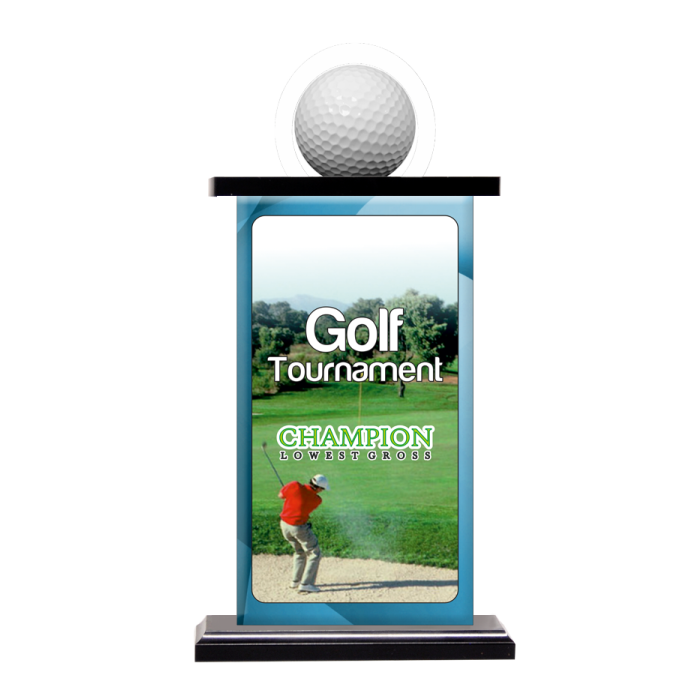 Acrylic Golf Trophy 7001