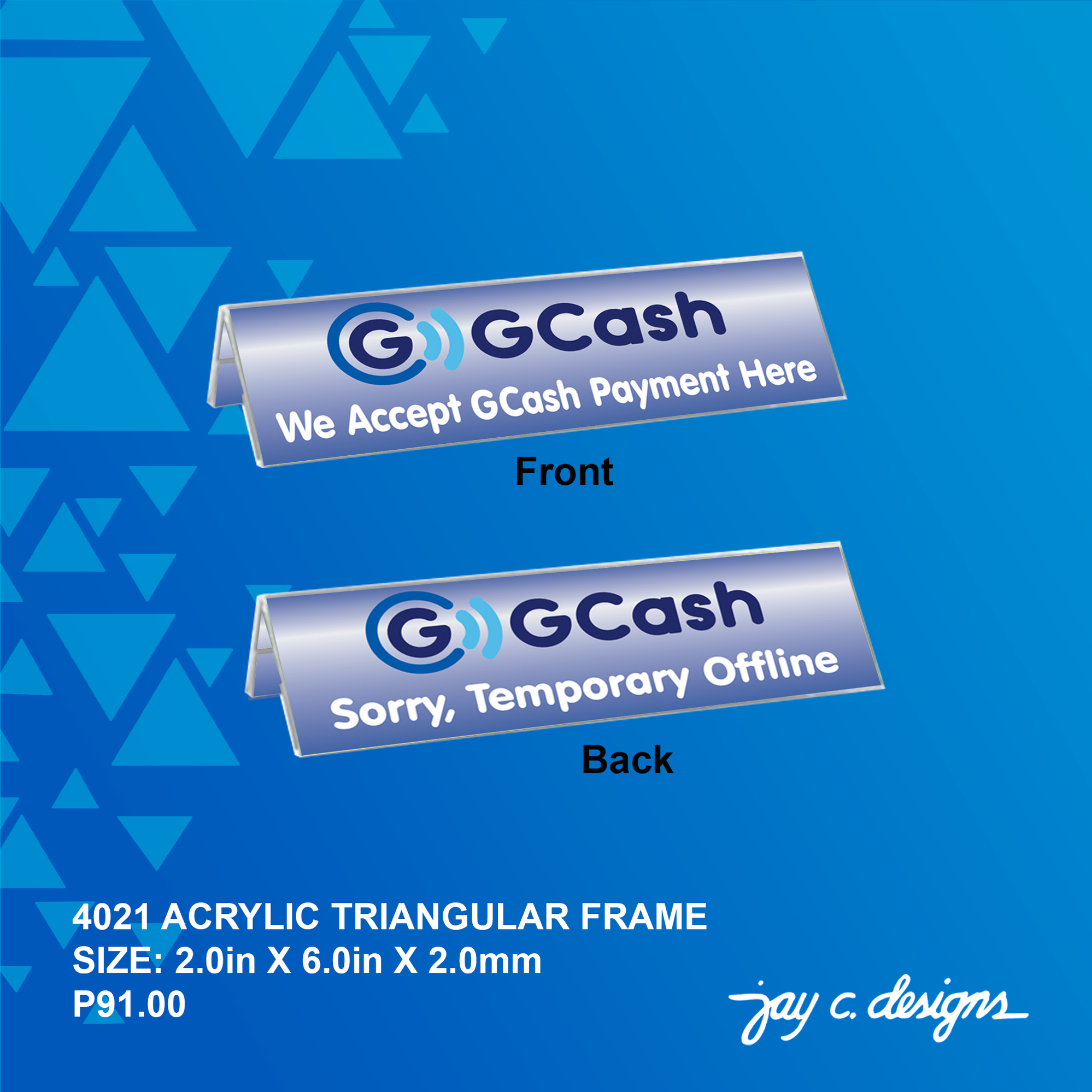Acrylic Frames Philippines — Jay C. Designs