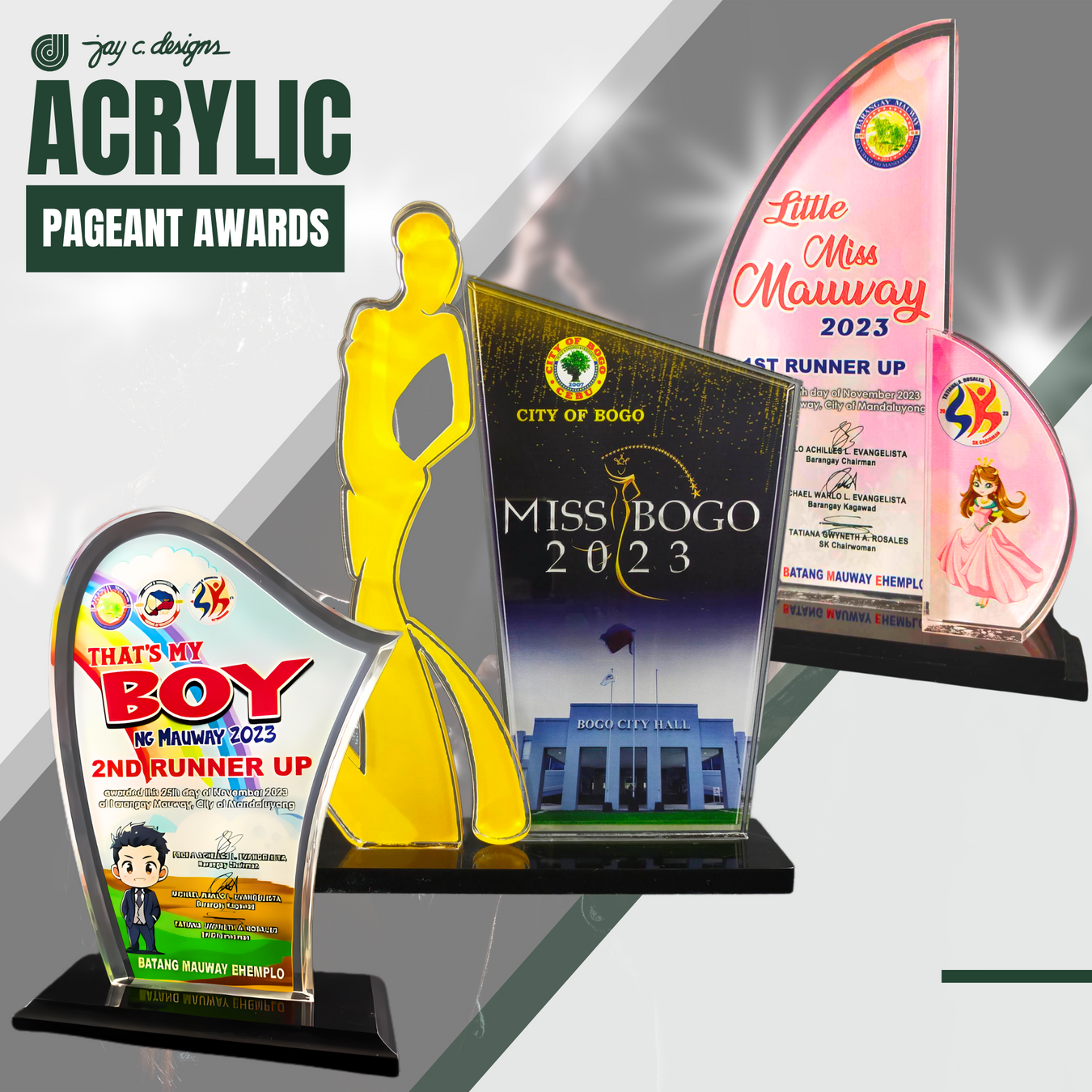 Acrylic Beauty Pageant Awards