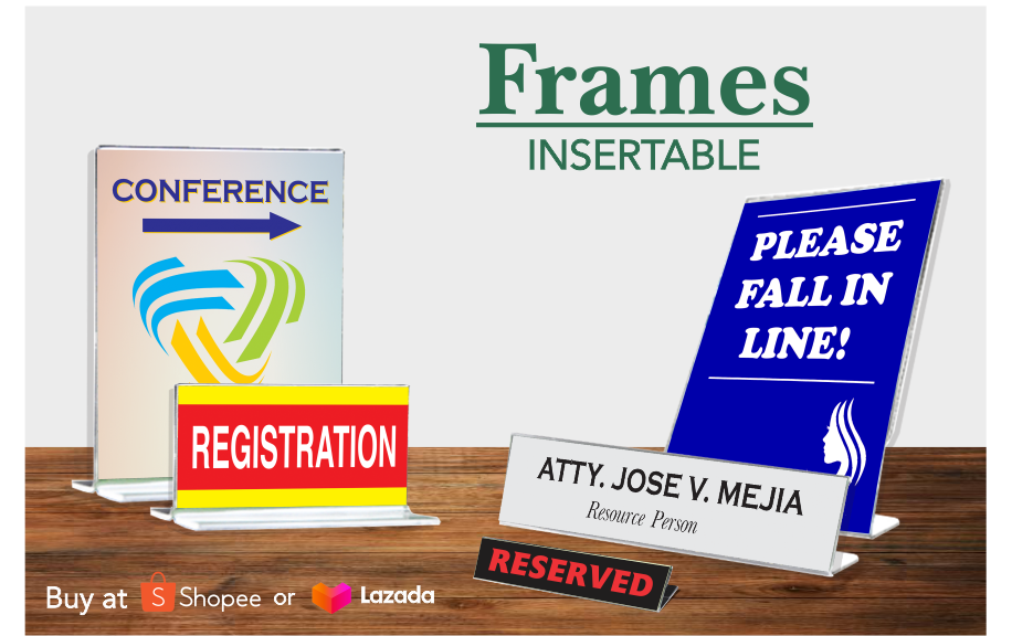 Acrylic Frames Philippines — Jay C. Designs