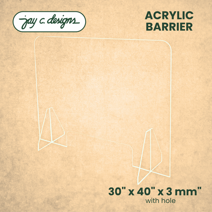 4554B Acrylic Barrier (30.0in x 40.0in x 3.0mm)