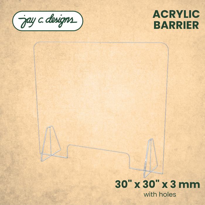 4553B Acrylic Barrier (30.0in x 30.0in x 3.0mm)
