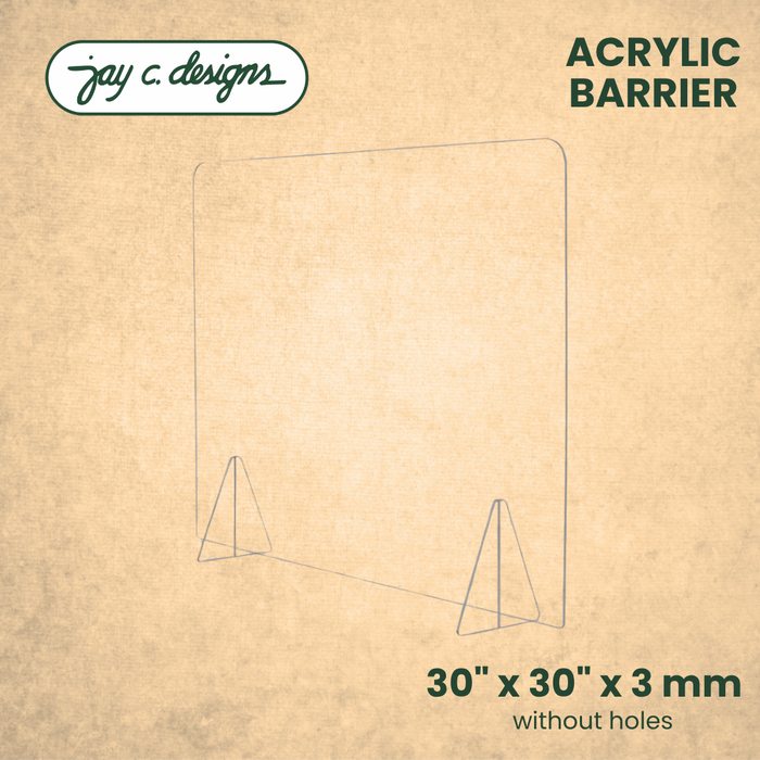 4553 Acrylic Barrier (30.0in x 30.0in x 3.0mm)