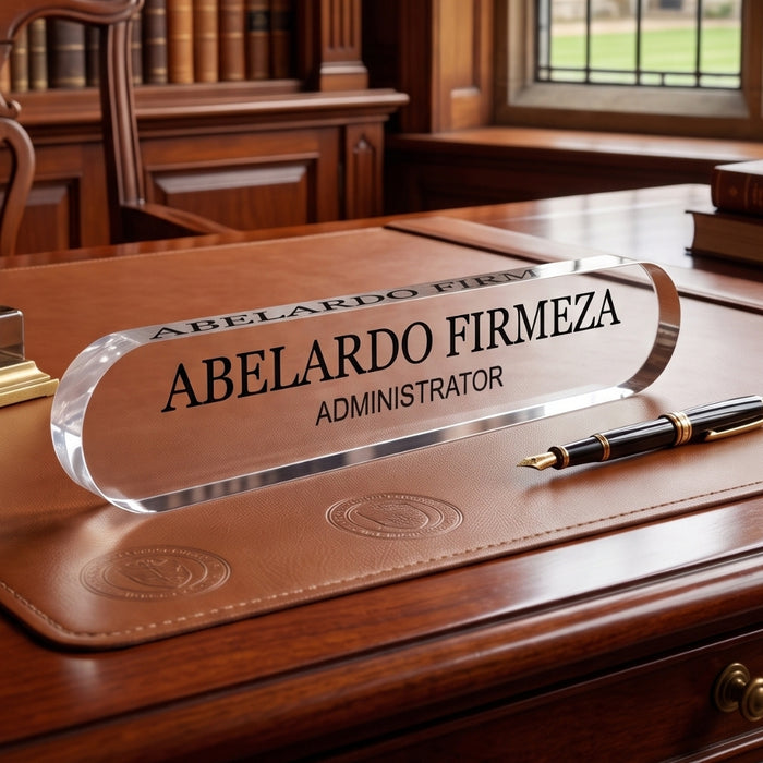 2001 Table Name Sign