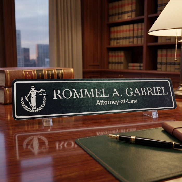 2005 Table Name Sign
