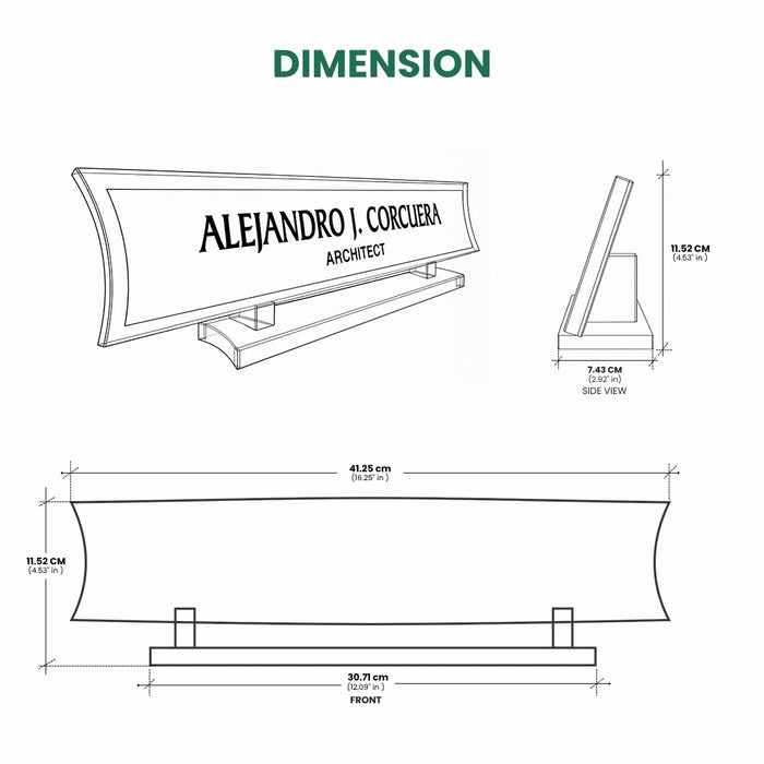 2007 Table Name Sign