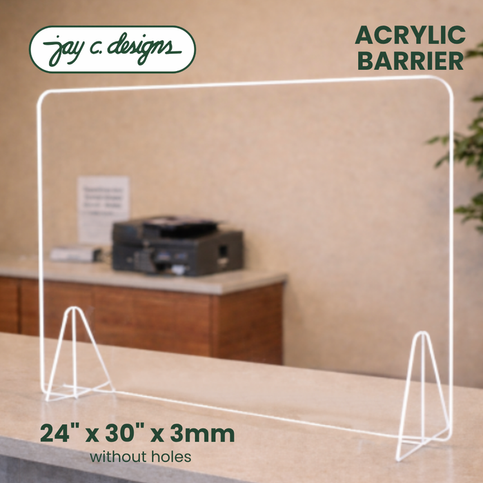 4551 Acrylic Barrier (24.0in x 30.0in x 3.0mm)