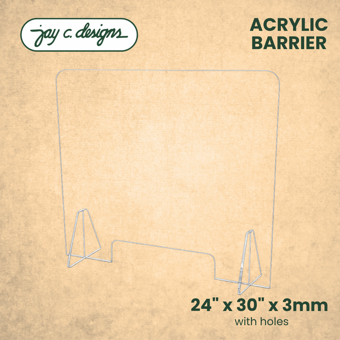 4551B Acrylic Barrier (24.0in x 30.0in x 3.0mm)
