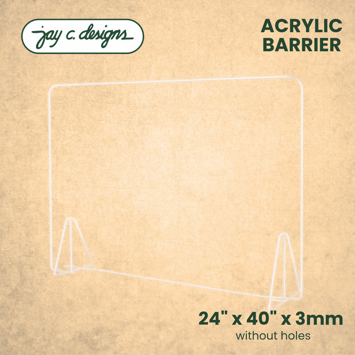 4552 Acrylic Barrier (24.0in x 40.0in x 3.0mm)