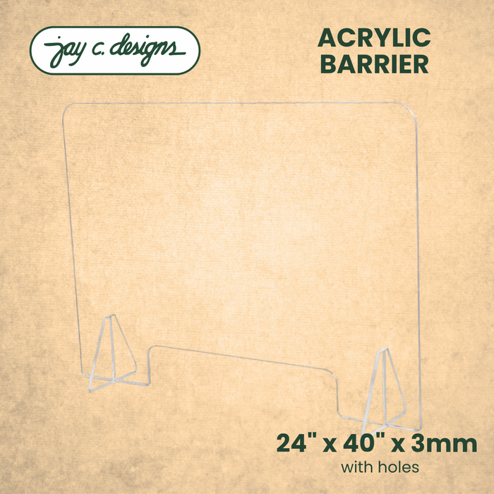 4552B Acrylic Barrier (24.0in x 40.0in x 3.0mm)
