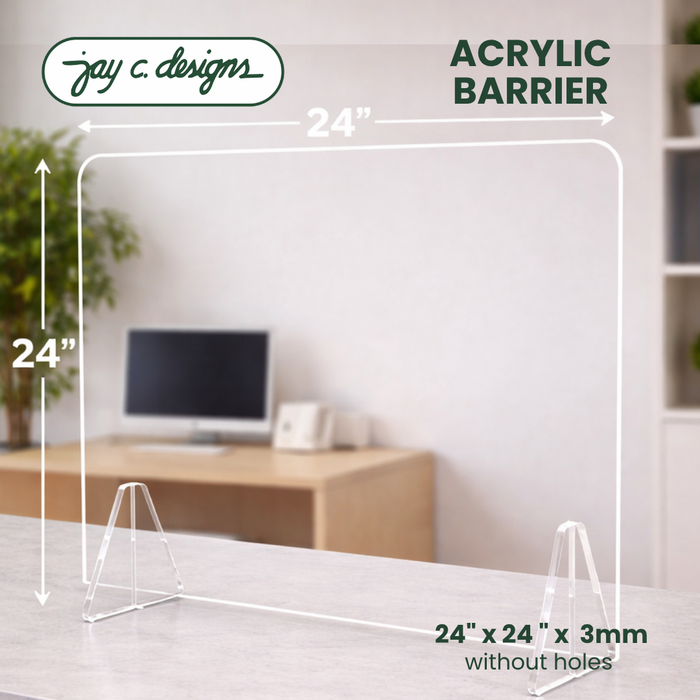 4550 Acrylic Barrier (24.0in x 24.0in x 3.0mm)