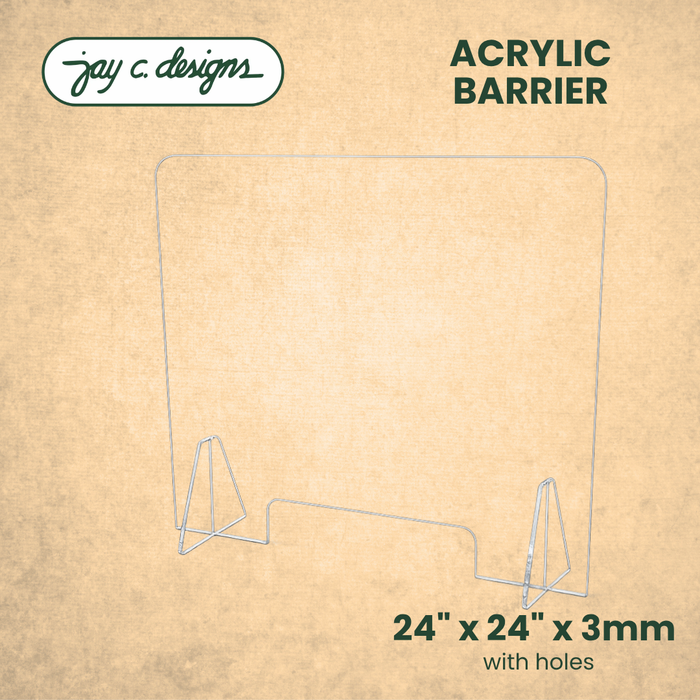 4550B Acrylic Barrier (24.0in x 24.0in x 3.0mm)