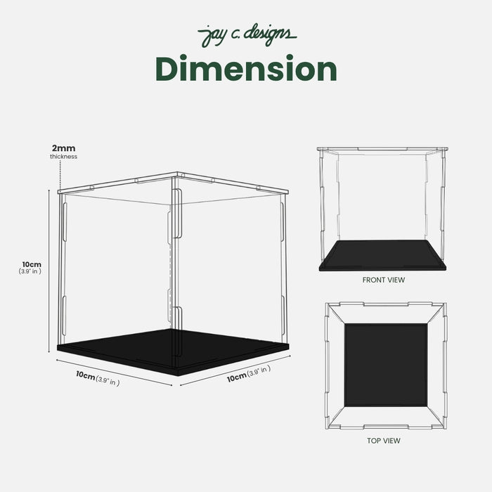 3062 Acrylic Collapsible Case