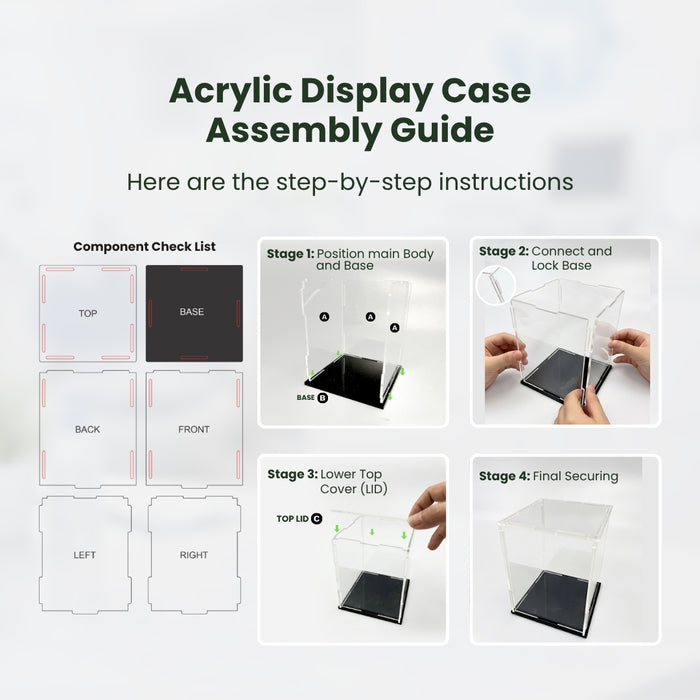 3061 Acrylic Collapsible Case