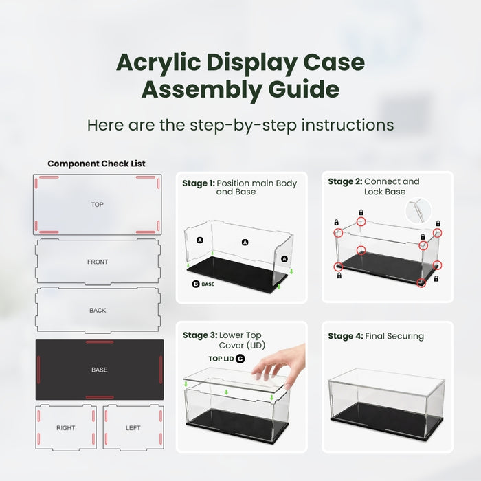 3060 Acrylic Collapsible Case