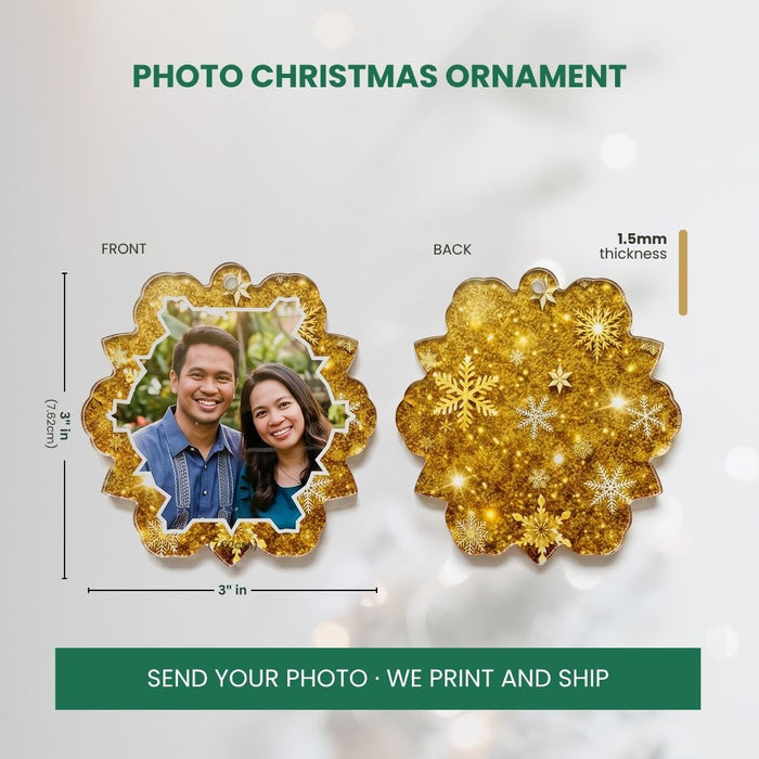 1263 Christmas Tree Decor (Snow Flakes)
