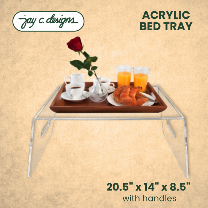 3114 Acrylic Bedtray (8.5in (H) x 20.5in (L) x 14.0in (D) x 6.0mm)
