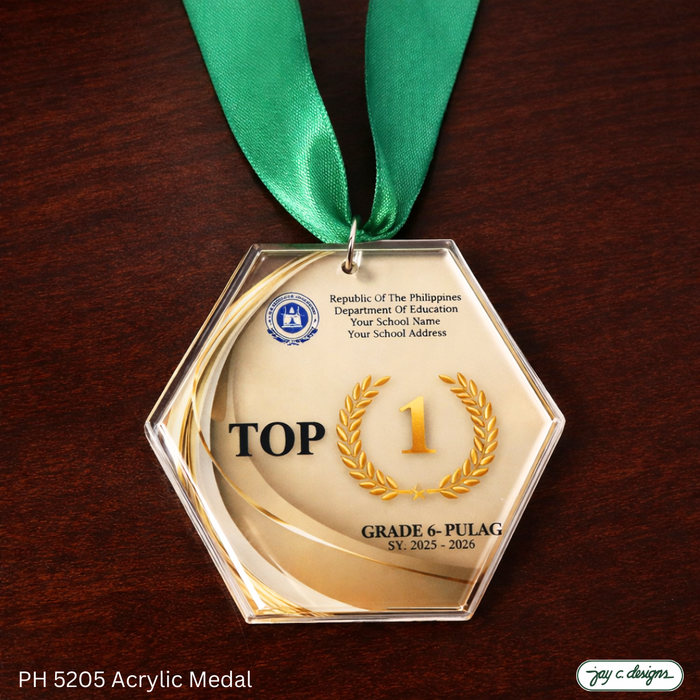 5205 Acrylic Medal