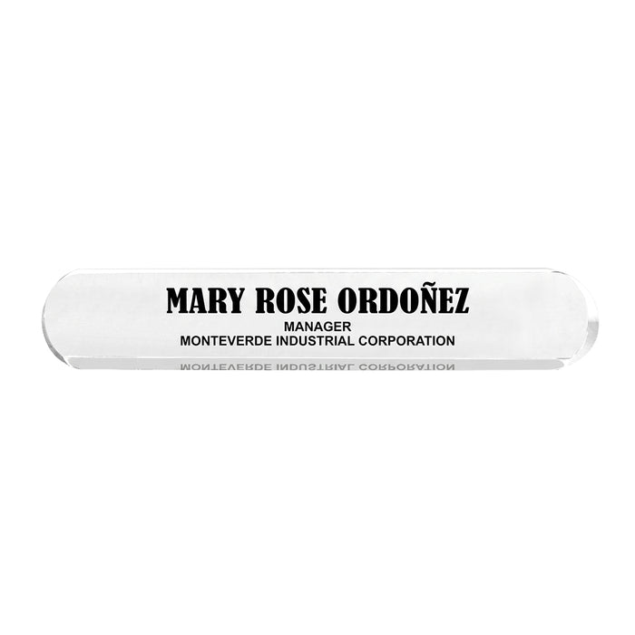 2001 Table Name Sign