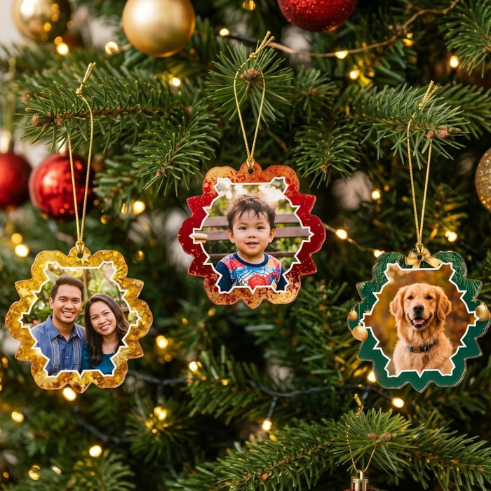 1263 Christmas Tree Decor (Snow Flakes)