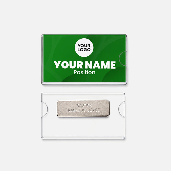 Code No.: 5009                        _                  Size: 2.0" x 3.0"                Insertable Nameplate with Magnetic Holder
