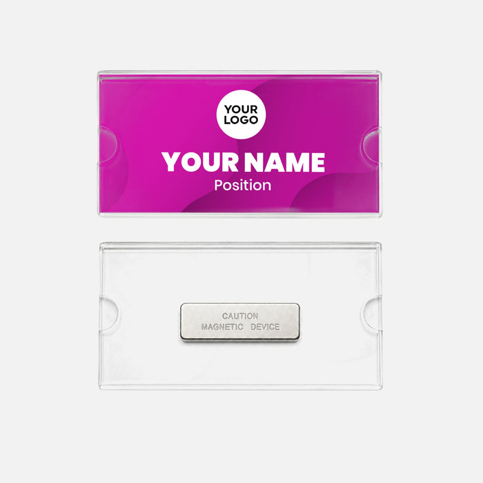 Code No.: 5010                        _                  Size: 2.0" x 4.0"                Insertable Nameplate with Magnetic Holder
