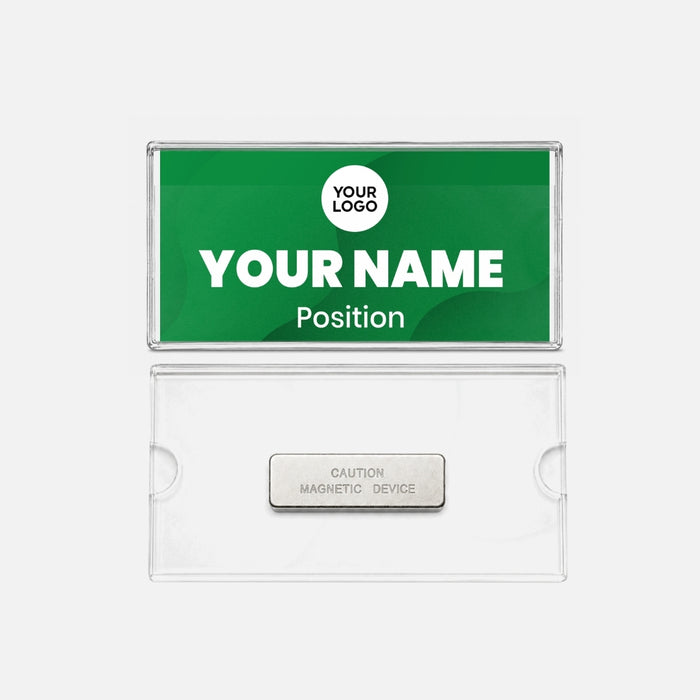 Code No.: 5010                        _                  Size: 2.0" x 4.0"                Insertable Nameplate with Magnetic Holder