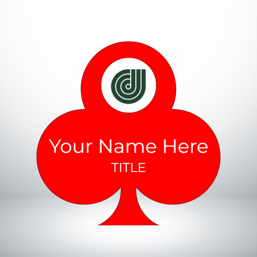 Name Tag Racket Design Acrylic Nametag Design — Jay C. Designs