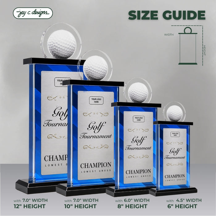 Acrylic Golf Trophy 7001