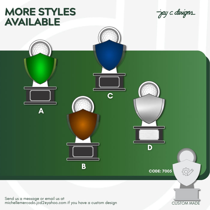 Acrylic Golf Trophy 7005