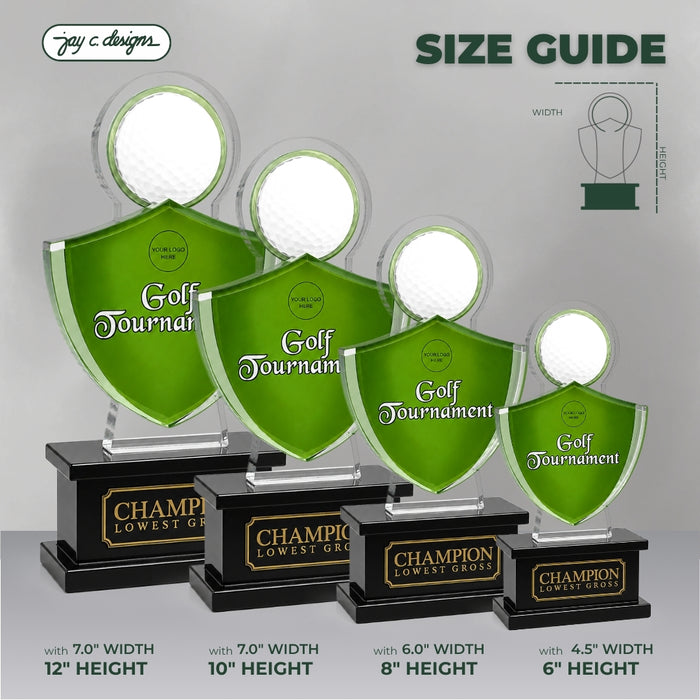 Acrylic Golf Trophy 7005