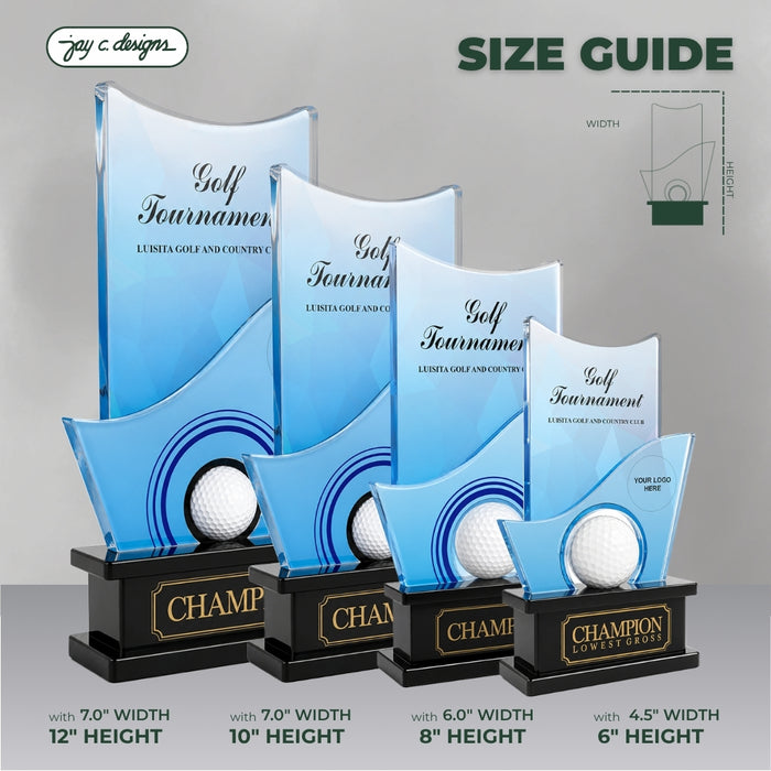 Acrylic Golf Trophy 7006