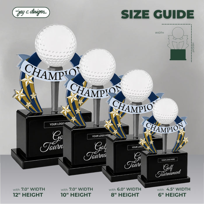 Acrylic Golf Trophy 7015