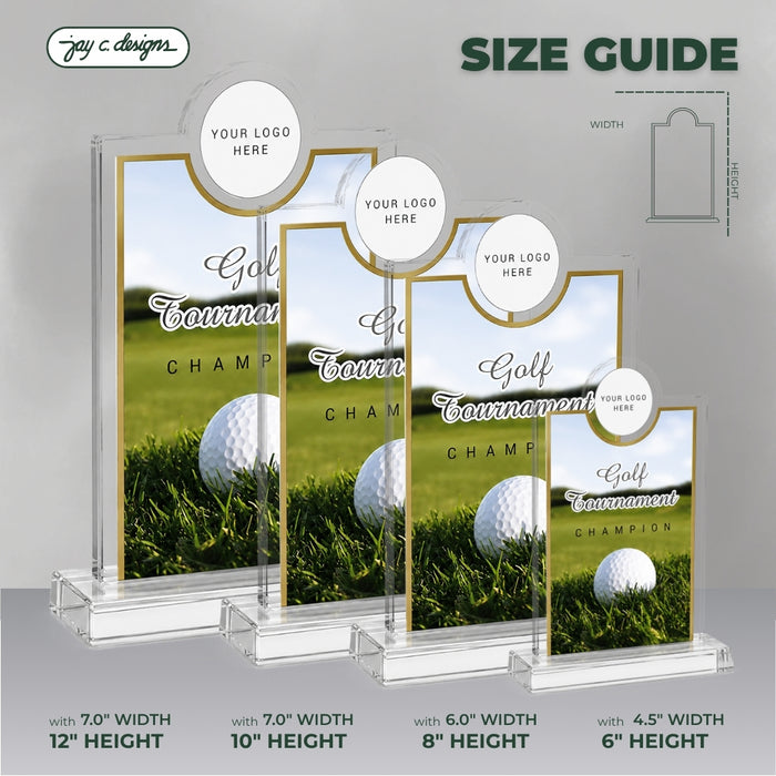 Acrylic Golf Trophy 7023