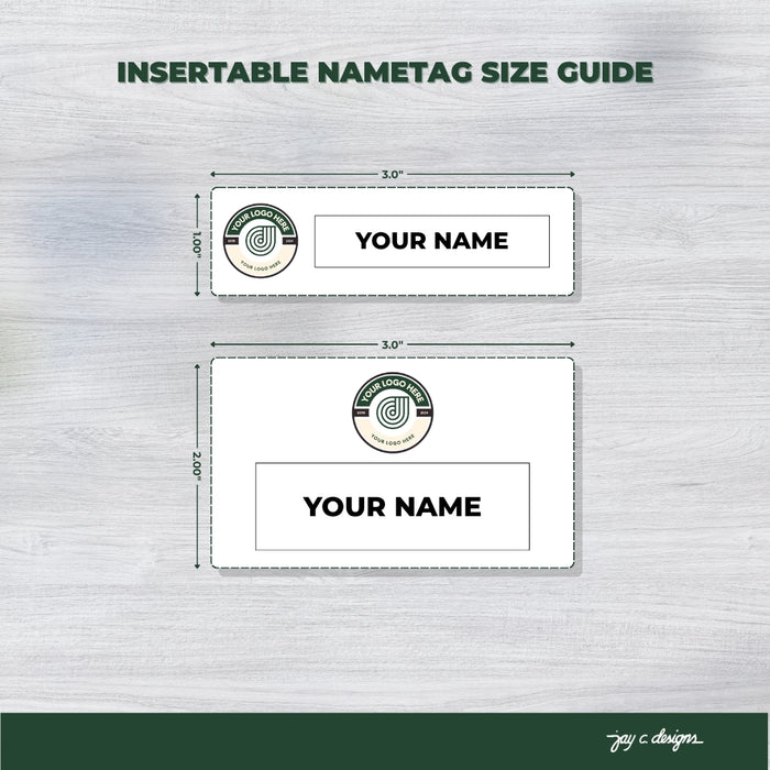 Insertable Name Tags Series