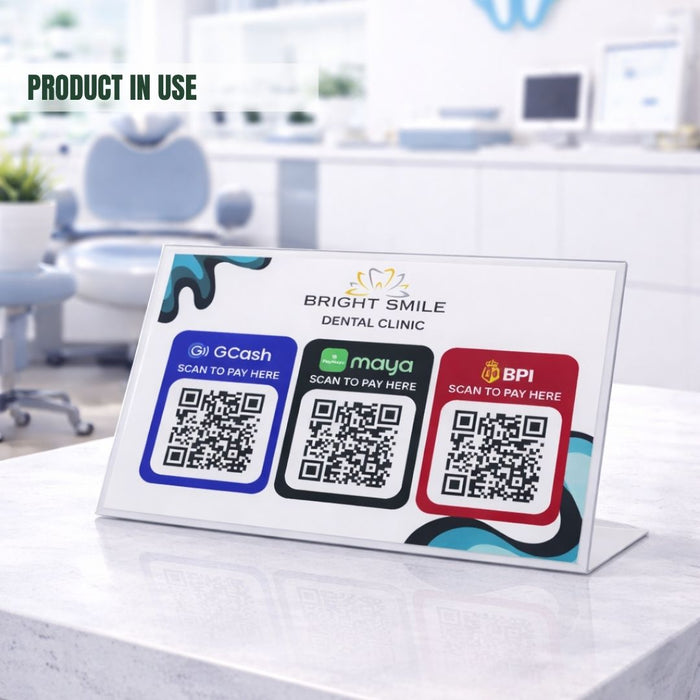 Acrylic Table Signage 5305