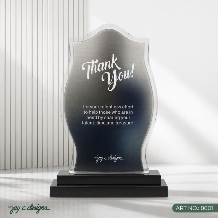Acrylic Trophies & Plaques 8001