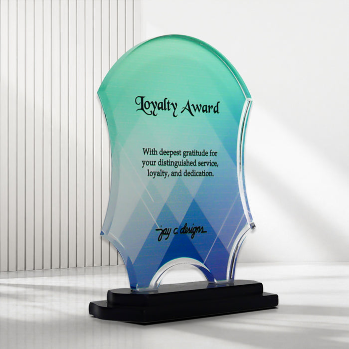 Acrylic Trophies & Plaques 8012