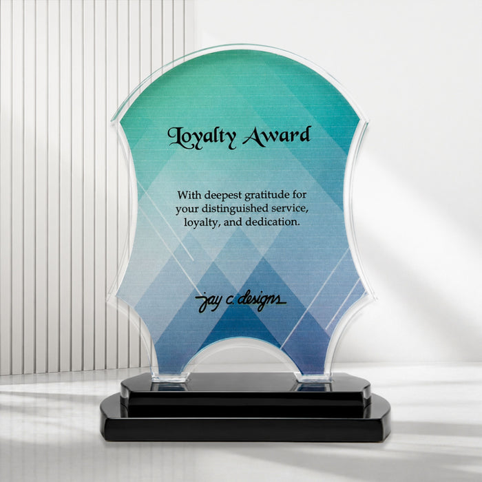 Acrylic Trophies & Plaques 8012