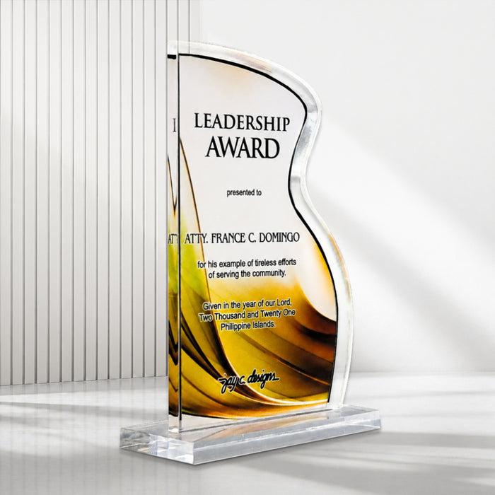Acrylic Trophies & Plaques 8033