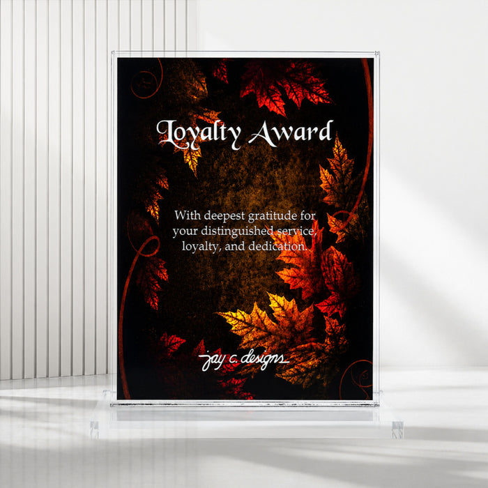 Acrylic Trophies & Plaques 8034