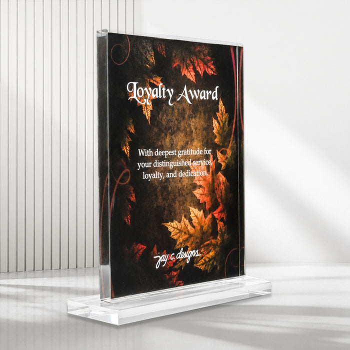 Acrylic Trophies & Plaques 8034