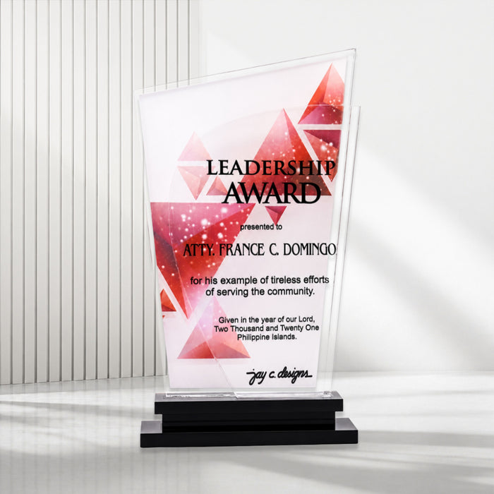Acrylic Trophies & Plaques 8038